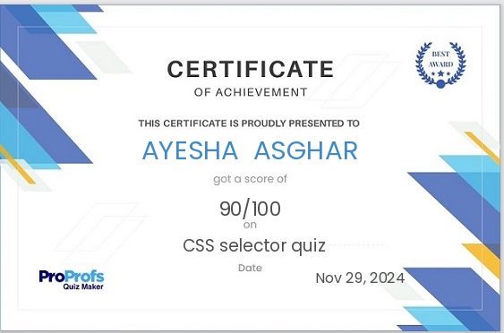 Certificate 3